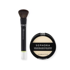 Pennello multiuso per il viso 06 + Cipria opacizzante e fissante, SEPHORA COLLECTION